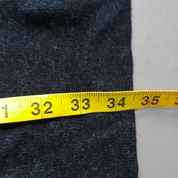 Lecomte Wool Viscose Longline Pencil Skirt Size M/L - Picture 5 of 12